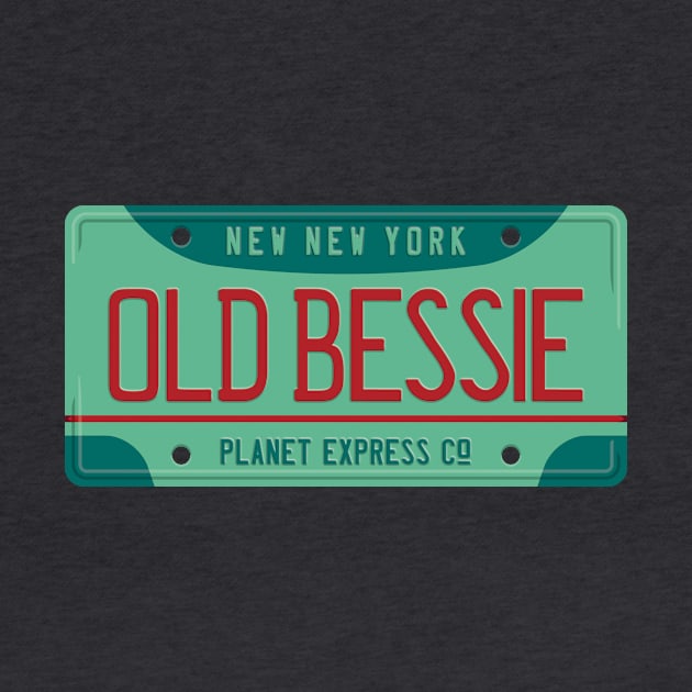 Old Bessie license plate by DCLawrenceUK